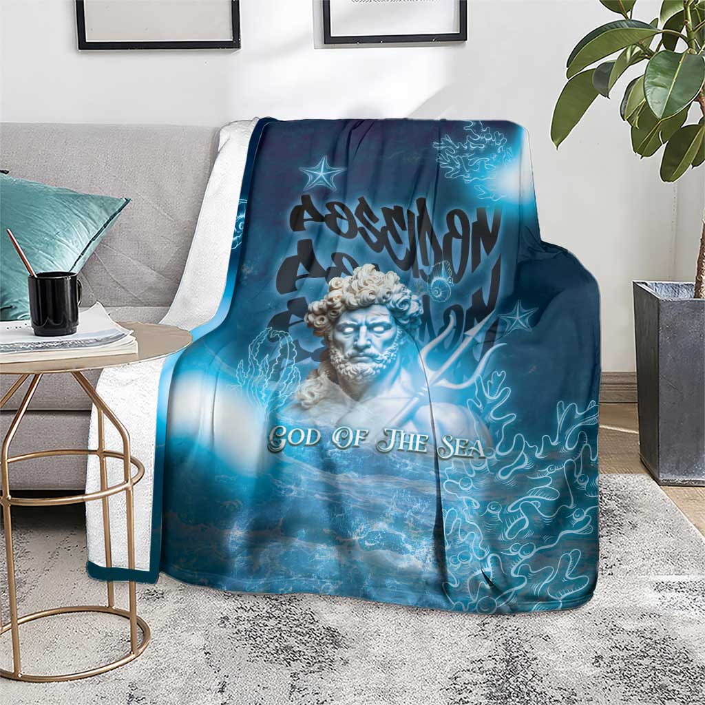Poseidon Blanket God Of The Sea - Wonder Print Shop