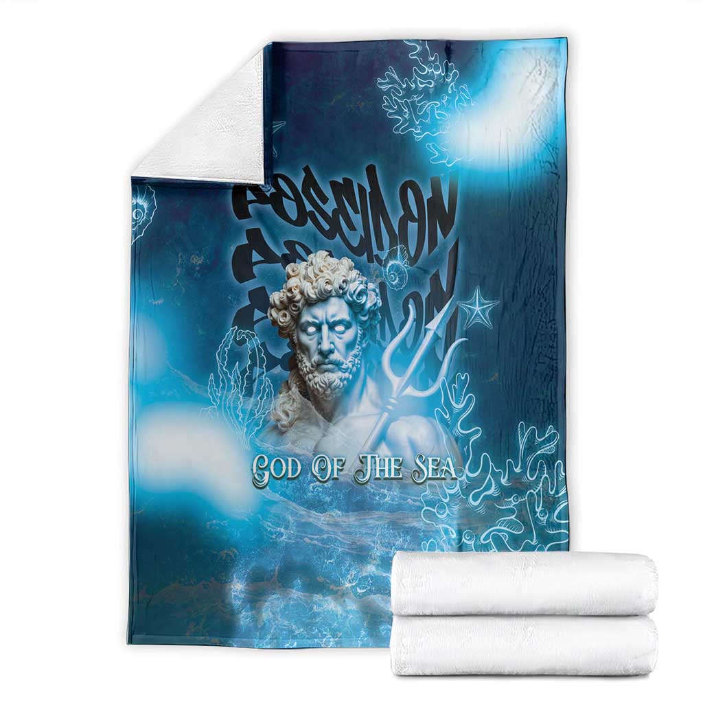 Poseidon Blanket God Of The Sea - Wonder Print Shop