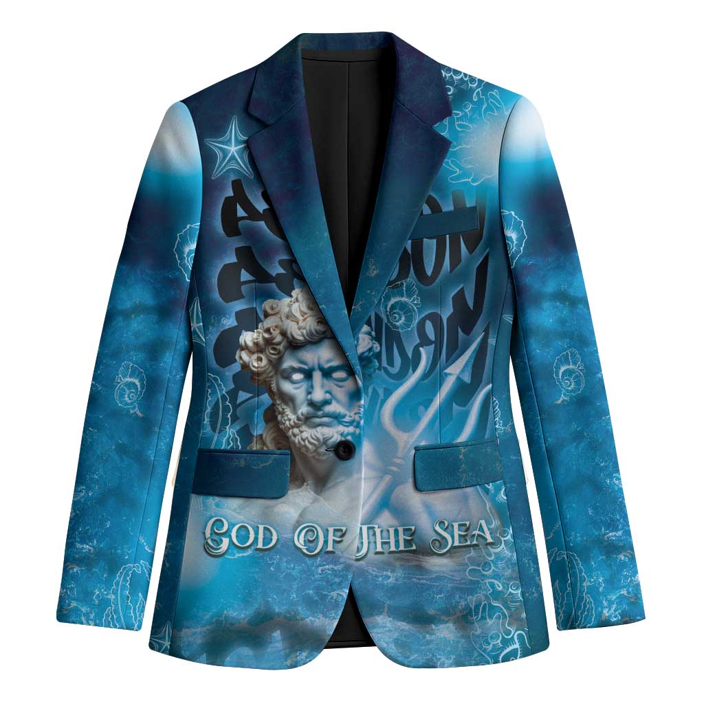 Poseidon Blazer God Of The Sea - Wonder Print Shop
