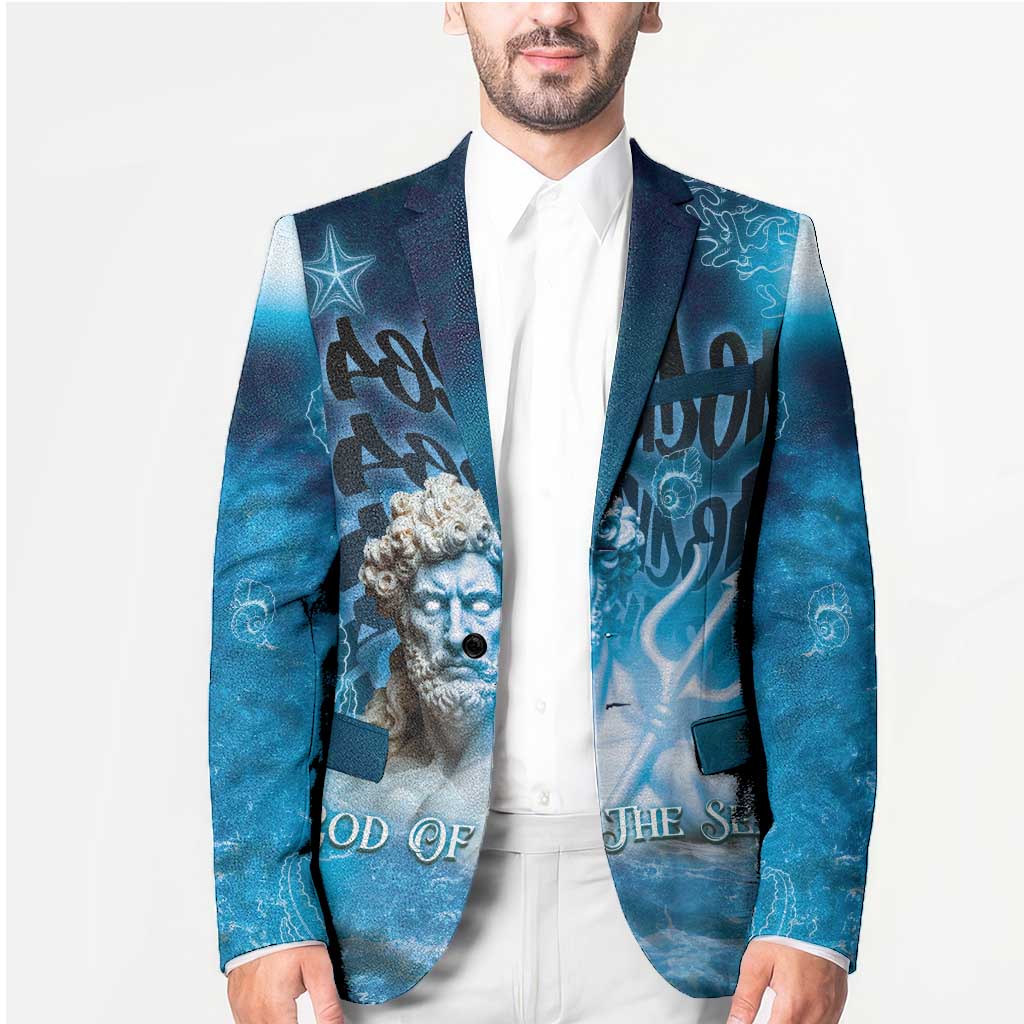 Poseidon Blazer God Of The Sea - Wonder Print Shop