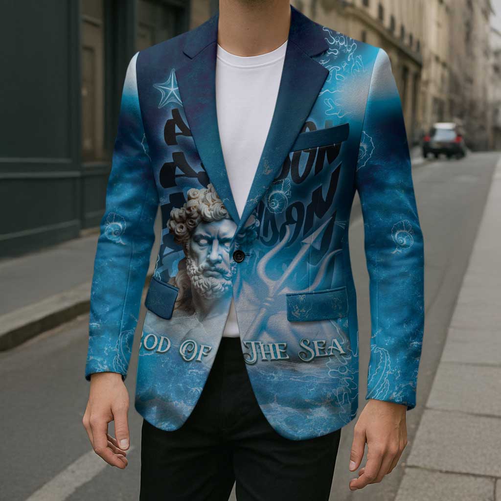 Poseidon Blazer God Of The Sea - Wonder Print Shop