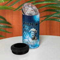 Poseidon 4 in 1 Can Cooler Tumbler God Of The Sea - Wonder Print Shop