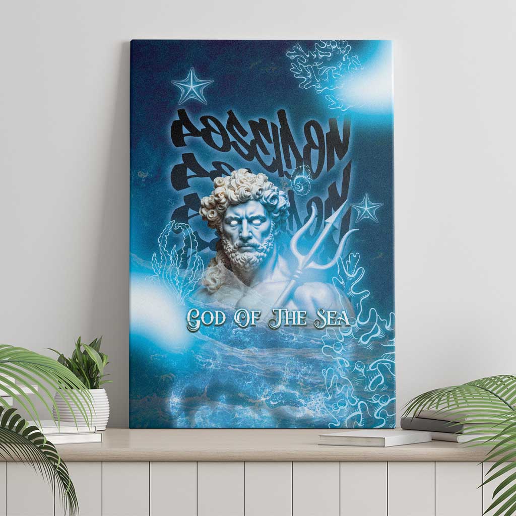 Poseidon Canvas Wall Art God Of The Sea - Wonder Print Shop