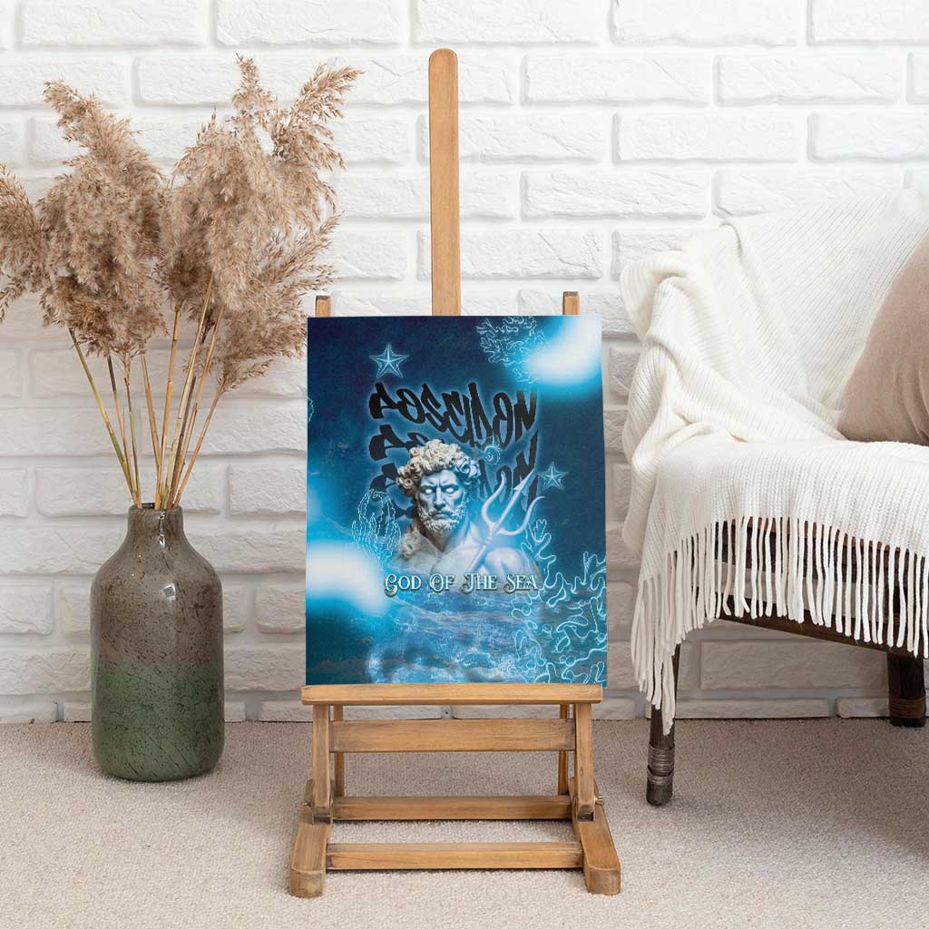 Poseidon Canvas Wall Art God Of The Sea - Wonder Print Shop