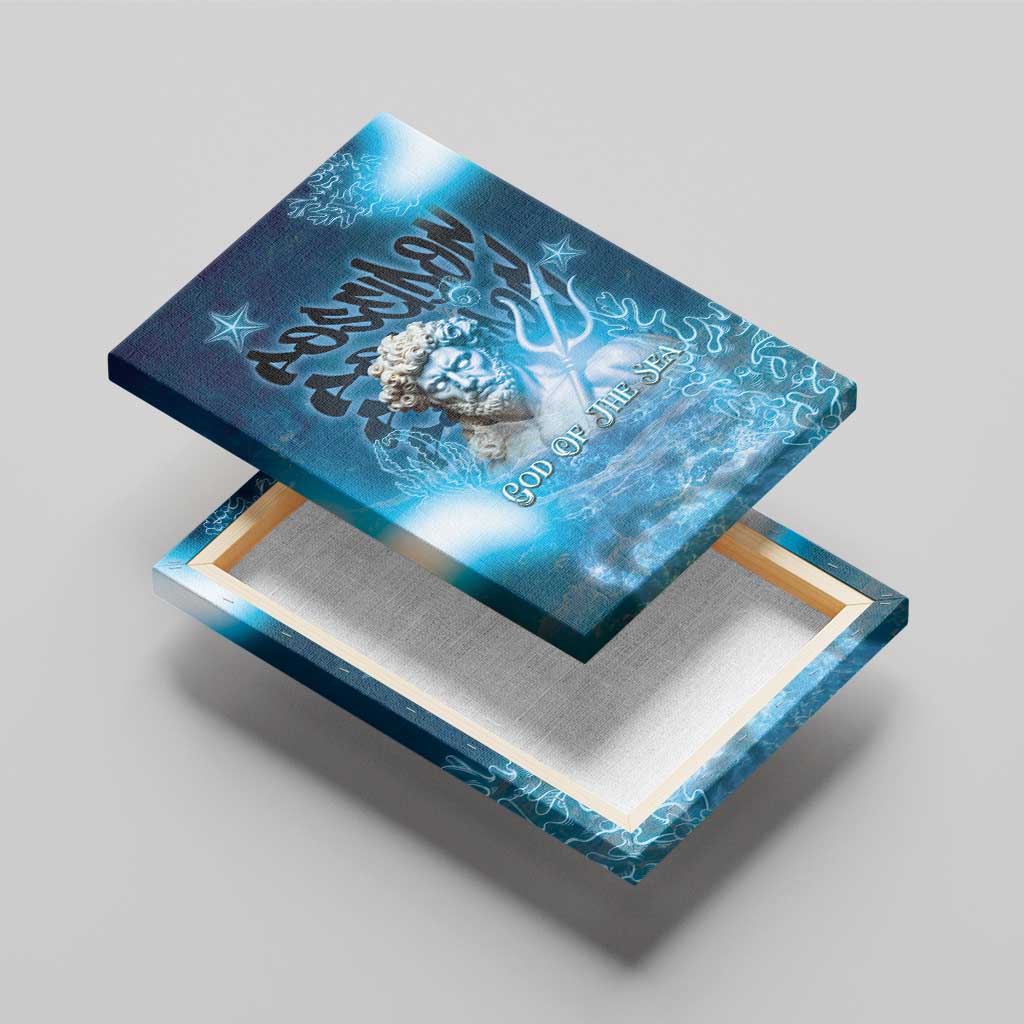 Poseidon Canvas Wall Art God Of The Sea - Wonder Print Shop