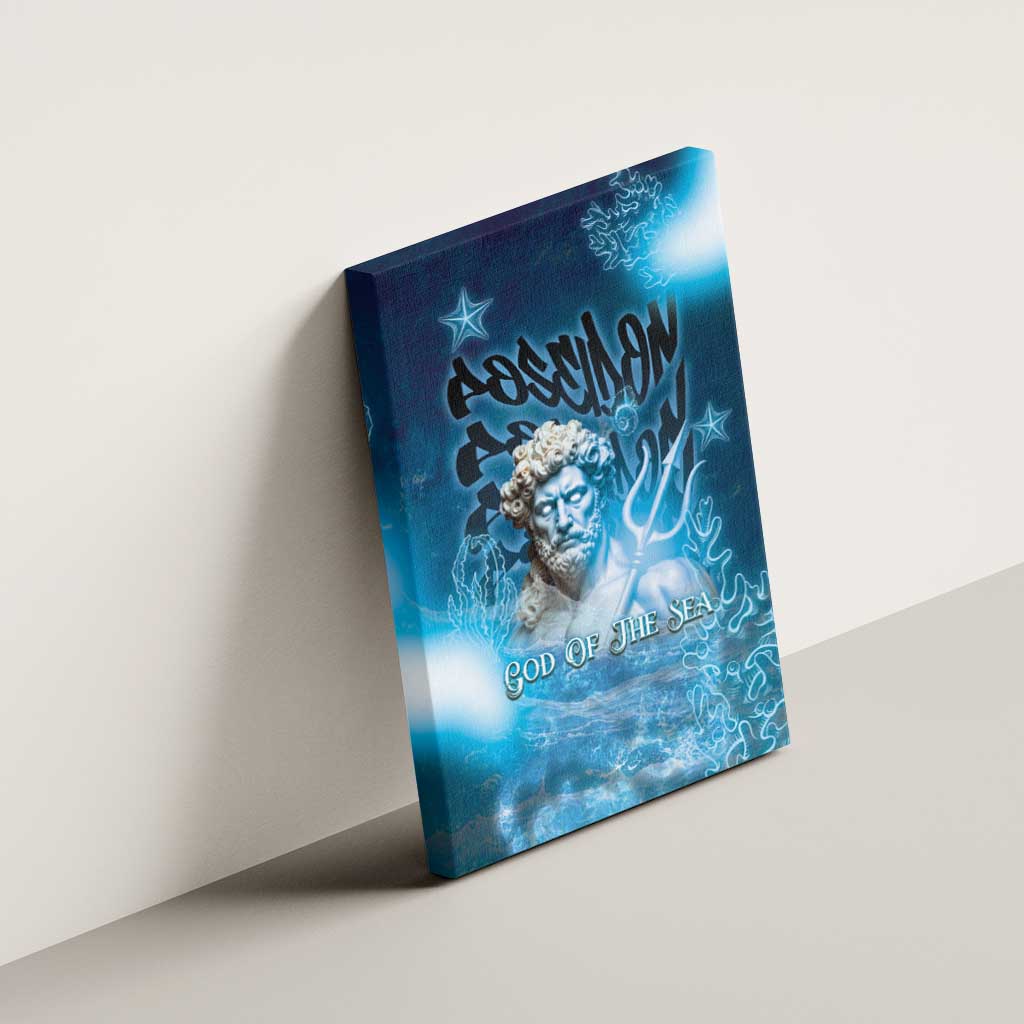 Poseidon Canvas Wall Art God Of The Sea - Wonder Print Shop