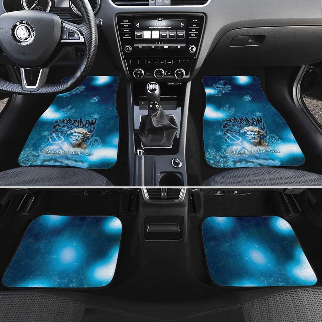 Poseidon Car Mats God Of The Sea - Wonder Print Shop