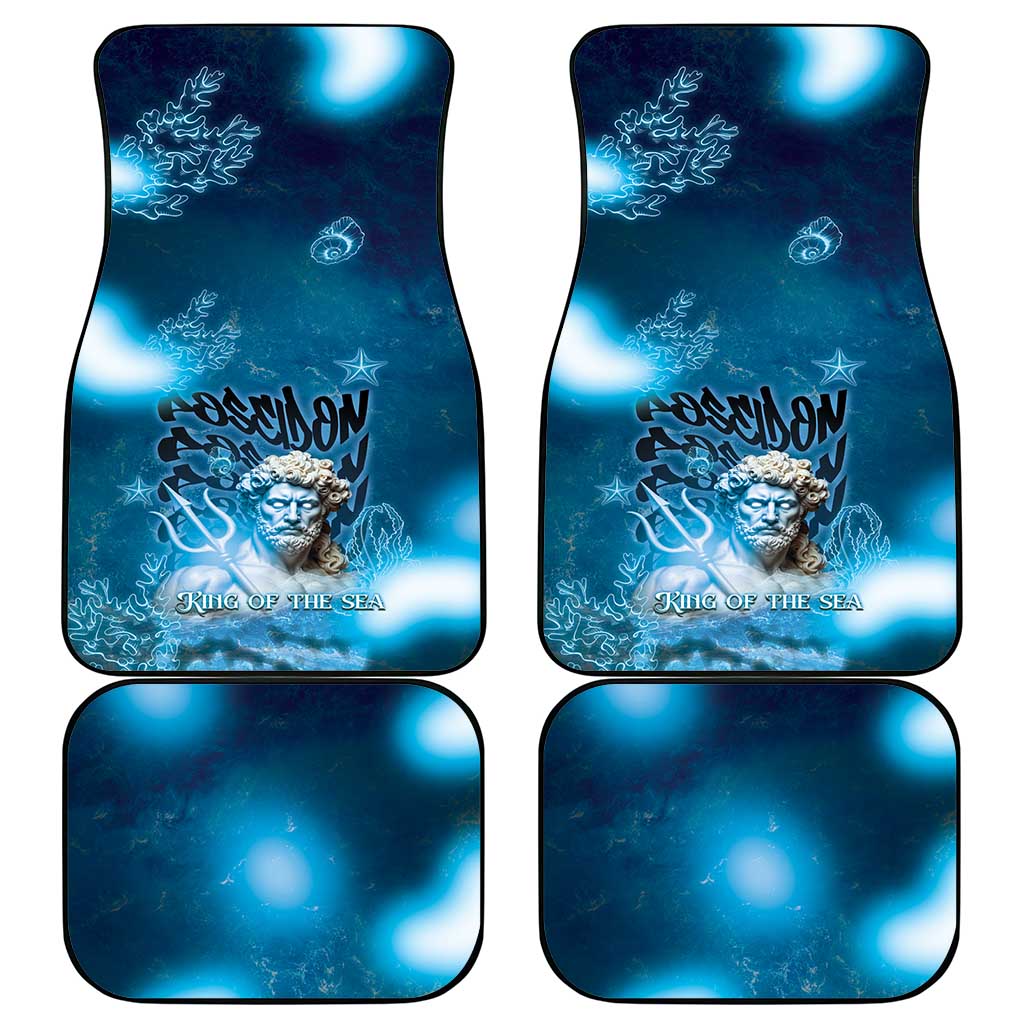 Poseidon Car Mats God Of The Sea - Wonder Print Shop