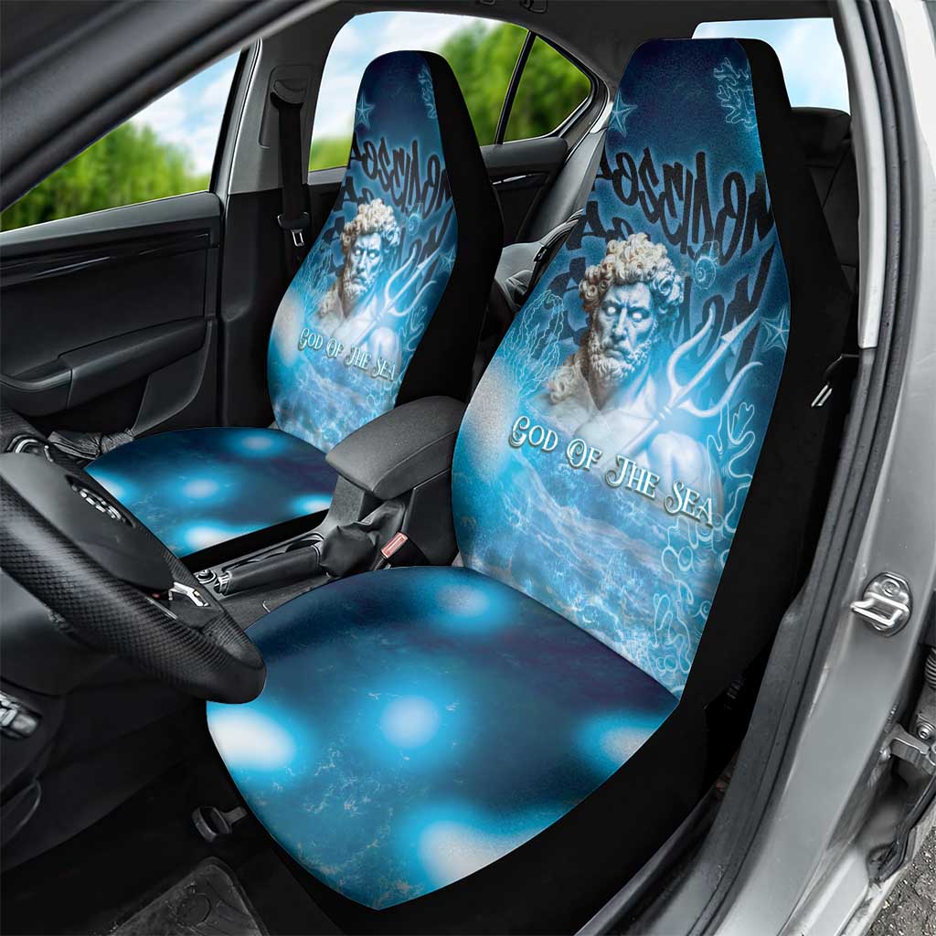 Poseidon Car Seat Cover God Of The Sea - Wonder Print Shop