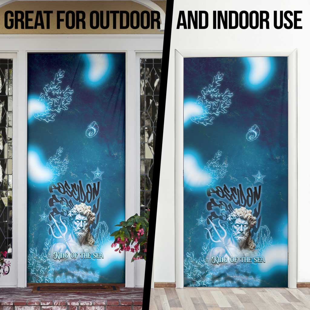 Poseidon Door Cover God Of The Sea - Wonder Print Shop