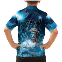 Poseidon Family Matching Mermaid Dress and Hawaiian Shirt God Of The Sea - Wonder Print Shop