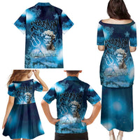 Poseidon Family Matching Puletasi and Hawaiian Shirt God Of The Sea - Wonder Print Shop