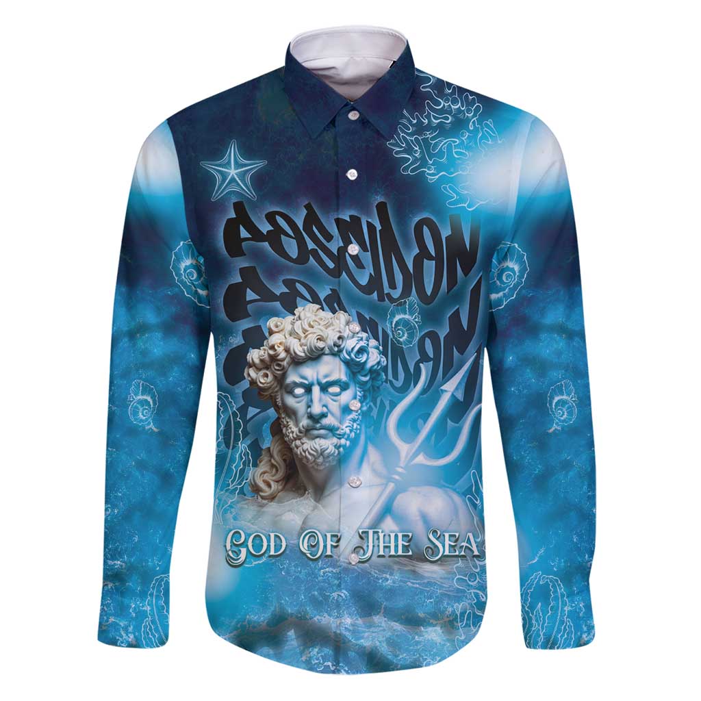 Poseidon Family Matching Puletasi and Hawaiian Shirt God Of The Sea - Wonder Print Shop
