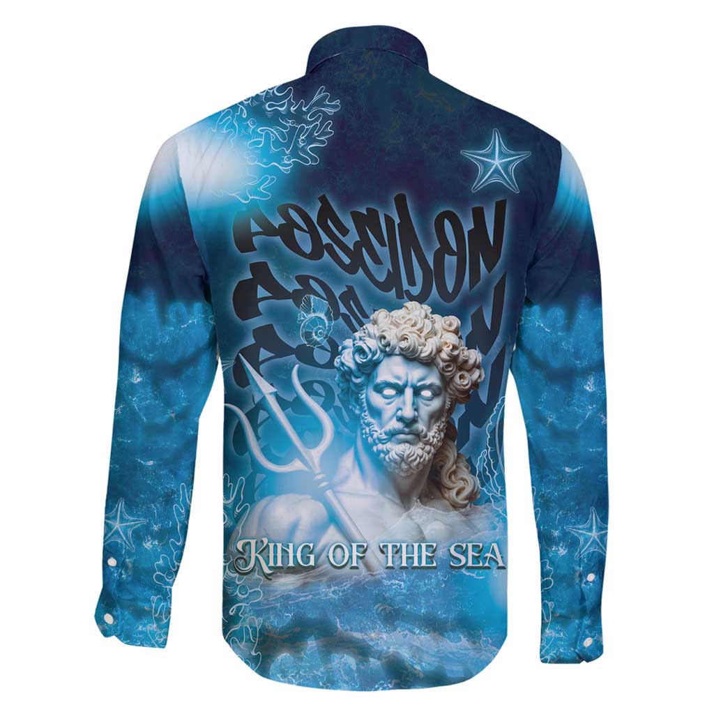 Poseidon Family Matching Puletasi and Hawaiian Shirt God Of The Sea - Wonder Print Shop