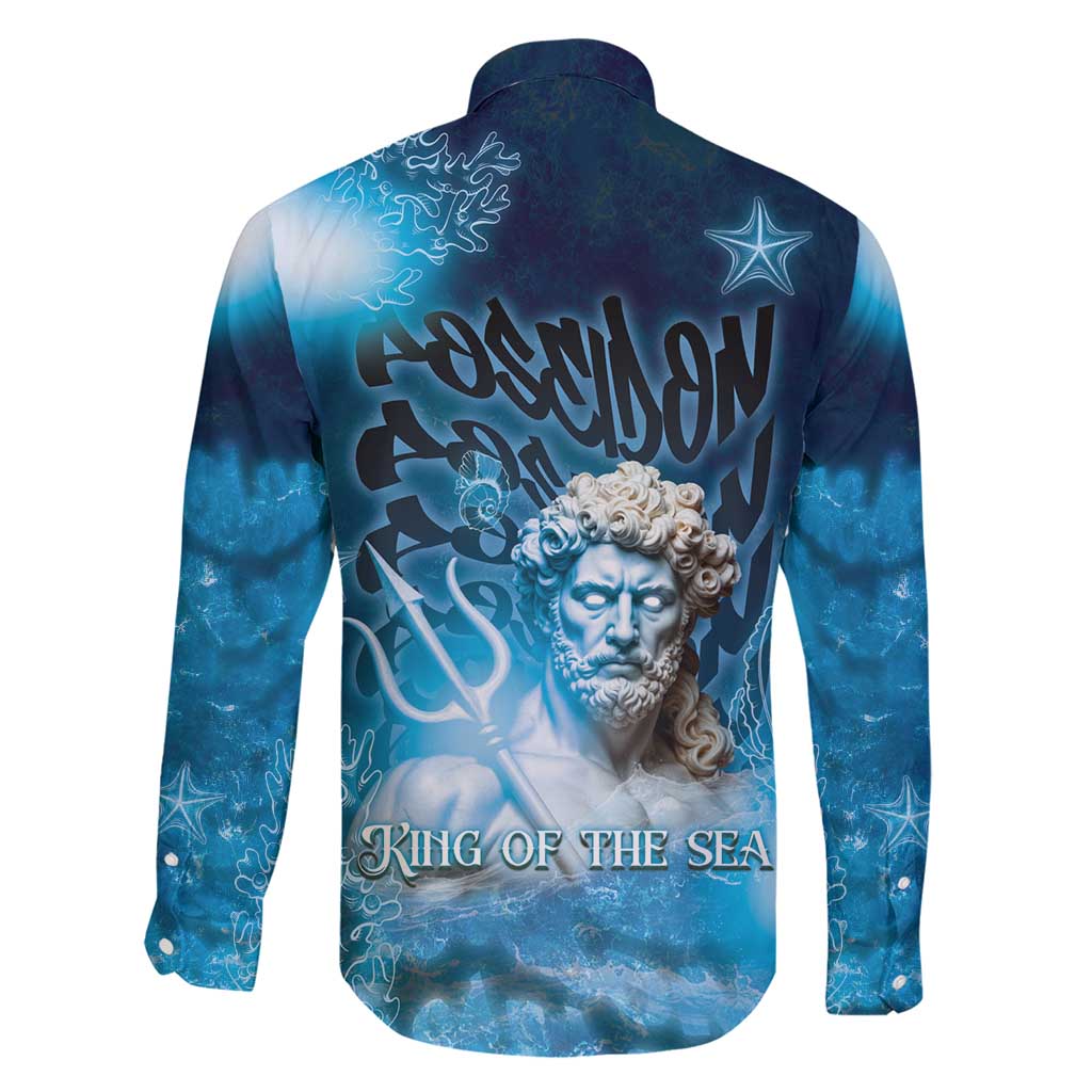 Poseidon Family Matching Short Sleeve Bodycon Dress and Hawaiian Shirt God Of The Sea - Wonder Print Shop