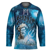 Poseidon Hockey Jersey God Of The Sea - Wonder Print Shop