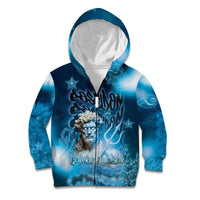 Poseidon Kid Hoodie God Of The Sea - Wonder Print Shop