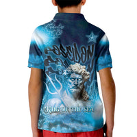 Poseidon Kid Polo Shirt God Of The Sea - Wonder Print Shop