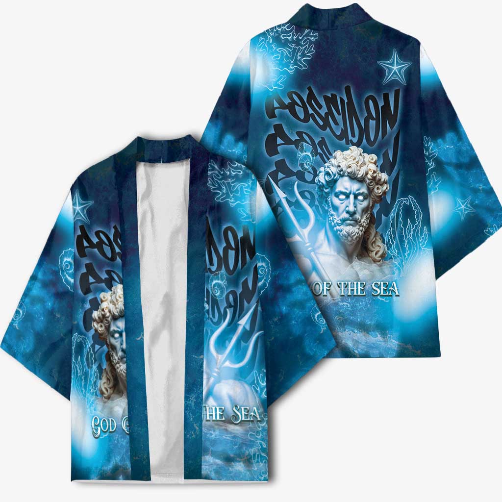 Poseidon Kimono God Of The Sea - Wonder Print Shop