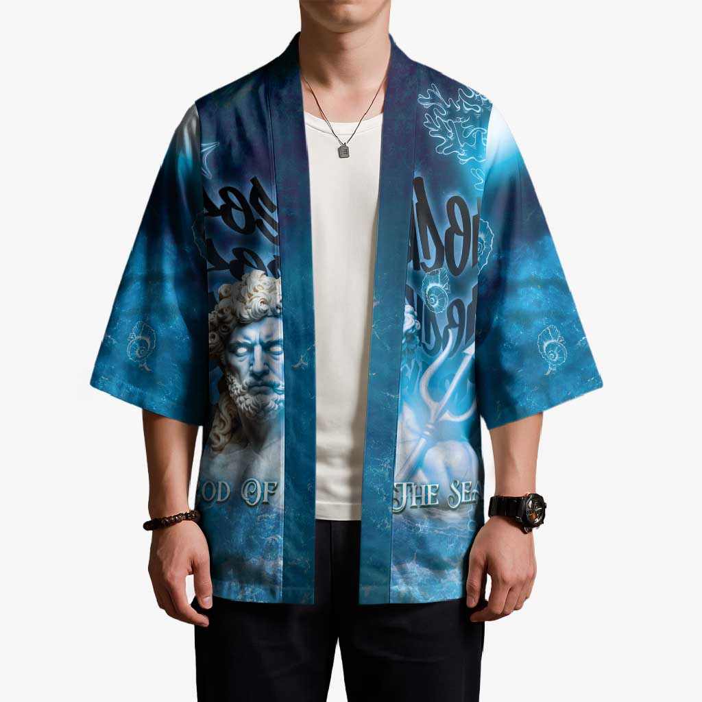 Poseidon Kimono God Of The Sea - Wonder Print Shop