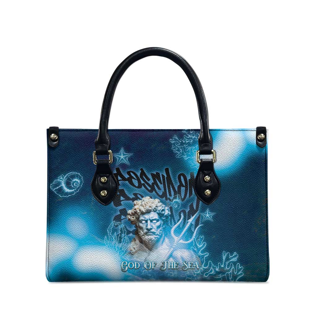 Poseidon Leather Bag God Of The Sea - Wonder Print Shop