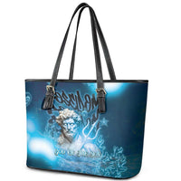 Poseidon Leather Tote Bag God Of The Sea - Wonder Print Shop