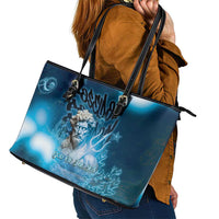Poseidon Leather Tote Bag God Of The Sea - Wonder Print Shop