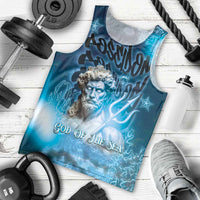 Poseidon Men Tank Top God Of The Sea - Wonder Print Shop