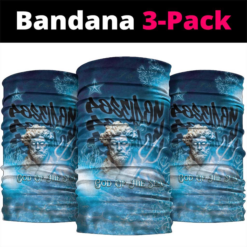 Poseidon Neck Gaiter God Of The Sea - Wonder Print Shop