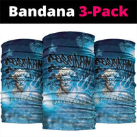 Poseidon Neck Gaiter God Of The Sea - Wonder Print Shop