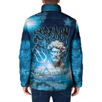 Poseidon Padded Jacket God Of The Sea - Wonder Print Shop