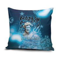 Poseidon Pillow Cover God Of The Sea - Wonder Print Shop