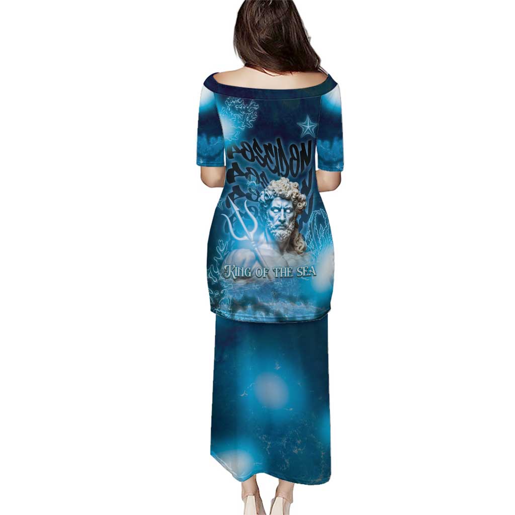 Poseidon Puletasi God Of The Sea - Wonder Print Shop