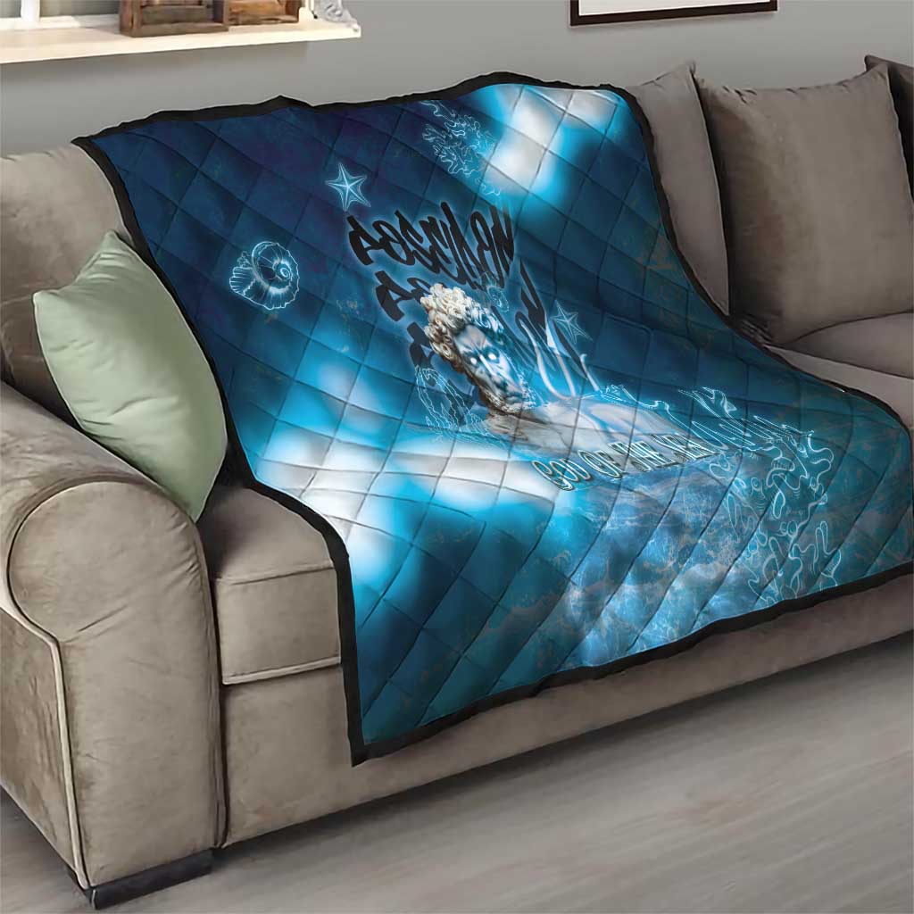 Poseidon Quilt God Of The Sea - Wonder Print Shop