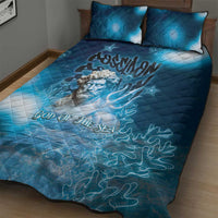 Poseidon Quilt Bed Set God Of The Sea - Wonder Print Shop