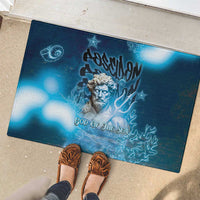 Poseidon Rubber Doormat God Of The Sea - Wonder Print Shop