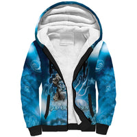 Poseidon Sherpa Hoodie God Of The Sea - Wonder Print Shop