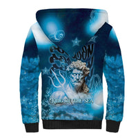 Poseidon Sherpa Hoodie God Of The Sea - Wonder Print Shop