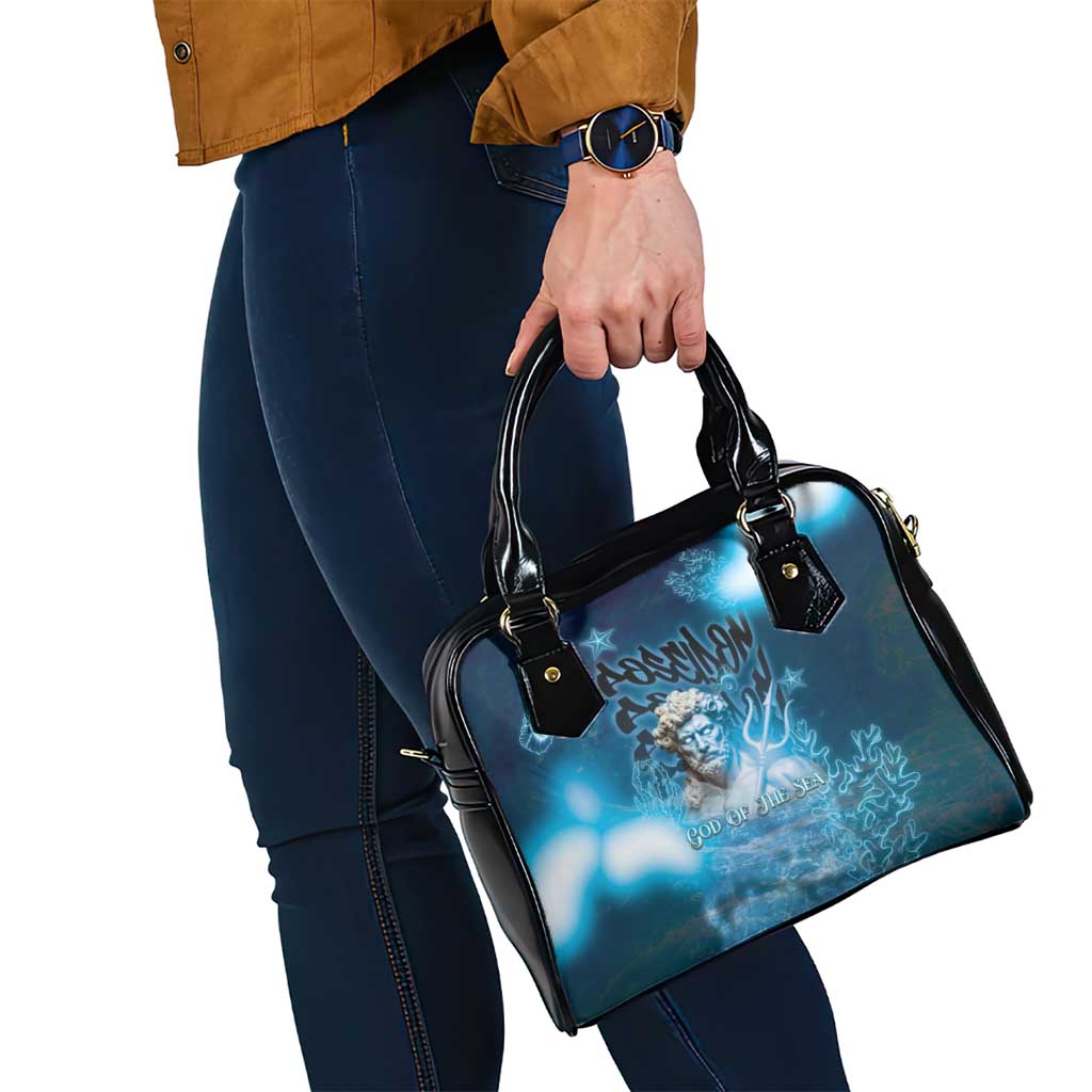 Poseidon Shoulder Handbag God Of The Sea - Wonder Print Shop
