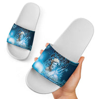 Poseidon Slide Sandals God Of The Sea - Wonder Print Shop