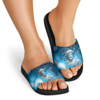Poseidon Slide Sandals God Of The Sea - Wonder Print Shop