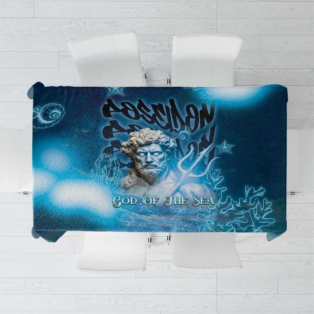 Poseidon Tablecloth God Of The Sea - Wonder Print Shop