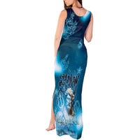 Poseidon Tank Maxi Dress God Of The Sea - Wonder Print Shop