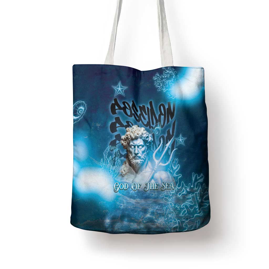 Poseidon Tote Bag God Of The Sea - Wonder Print Shop