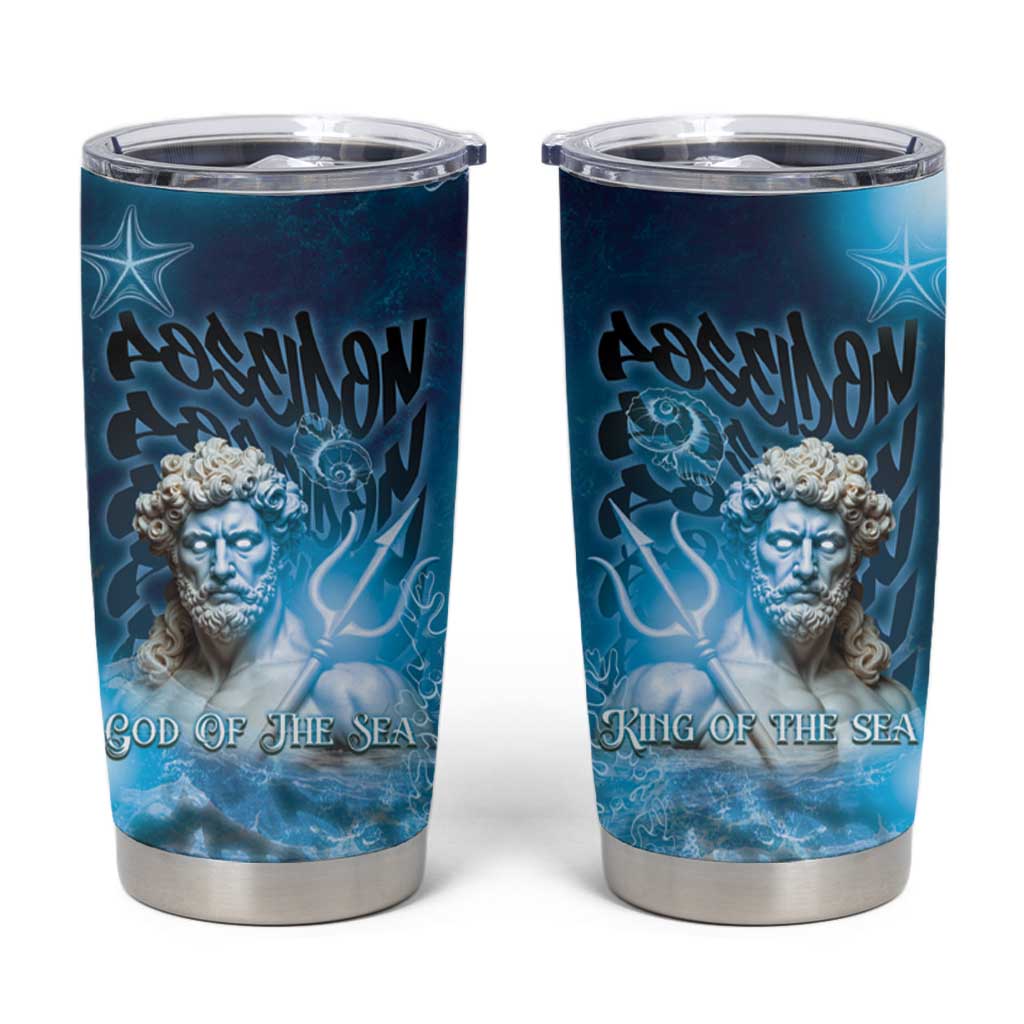 Poseidon Tumbler Cup God Of The Sea - Wonder Print Shop