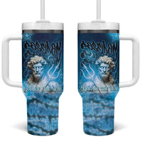 Poseidon Tumbler With Handle God Of The Sea - Wonder Print Shop