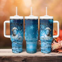 Poseidon Tumbler With Handle God Of The Sea - Wonder Print Shop