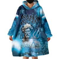 Poseidon Wearable Blanket Hoodie God Of The Sea - Wonder Print Shop