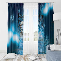 Poseidon Window Curtain God Of The Sea - Wonder Print Shop