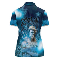 Poseidon Women Polo Shirt God Of The Sea - Wonder Print Shop